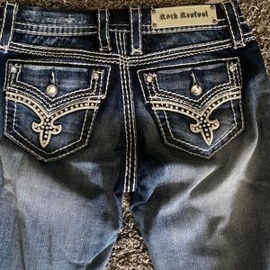 Rock Revival Donna easy skinny jeans with bling